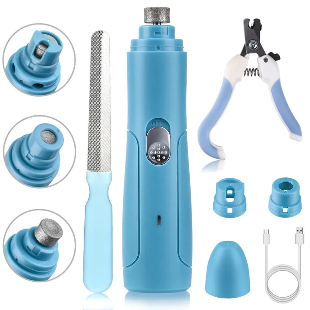 image-Pet electric nail polisher manicure tool set