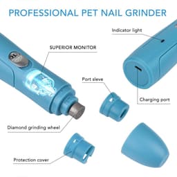 image-Pet electric nail polisher manicure tool set