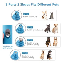 image-Pet electric nail polisher manicure tool set