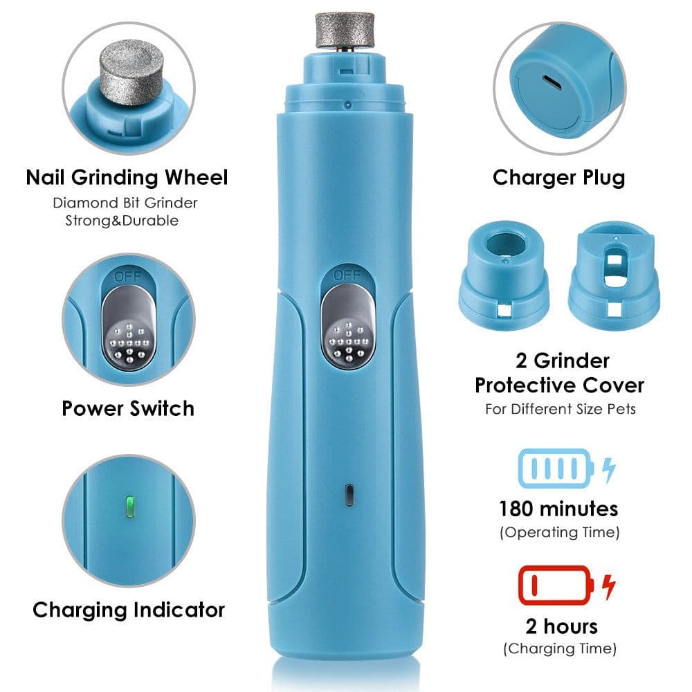 image-Pet electric nail polisher manicure tool set