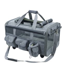 image-Universal wheel folding travel cat bag