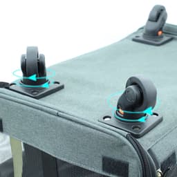 image-Universal wheel folding travel cat bag