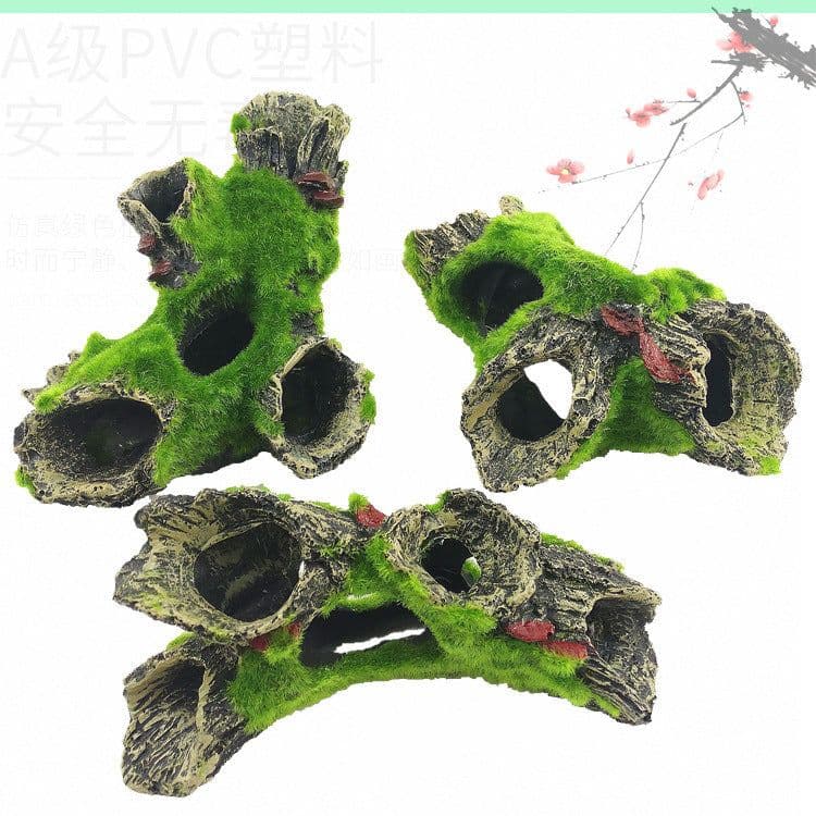 image-Aquarium shrimp cave house shelter house shrimp pot shrimp nest spawning tree branches