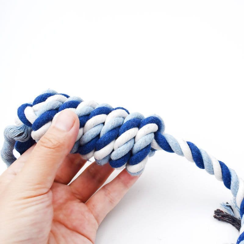image-Molar teeth cleaning rope toy