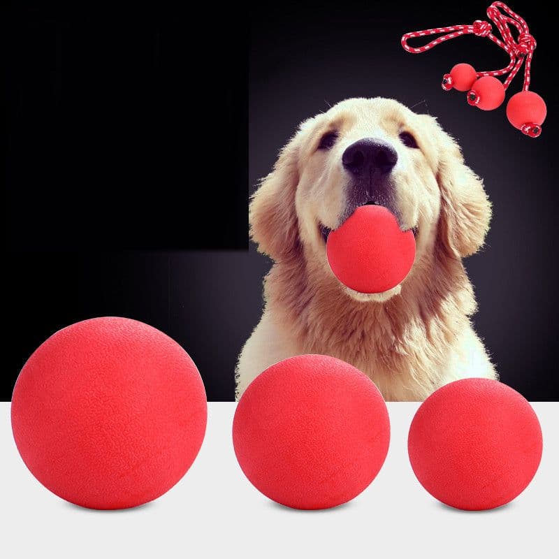 image-Solid rubber bouncy ball toy