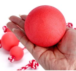 image-Solid rubber bouncy ball toy