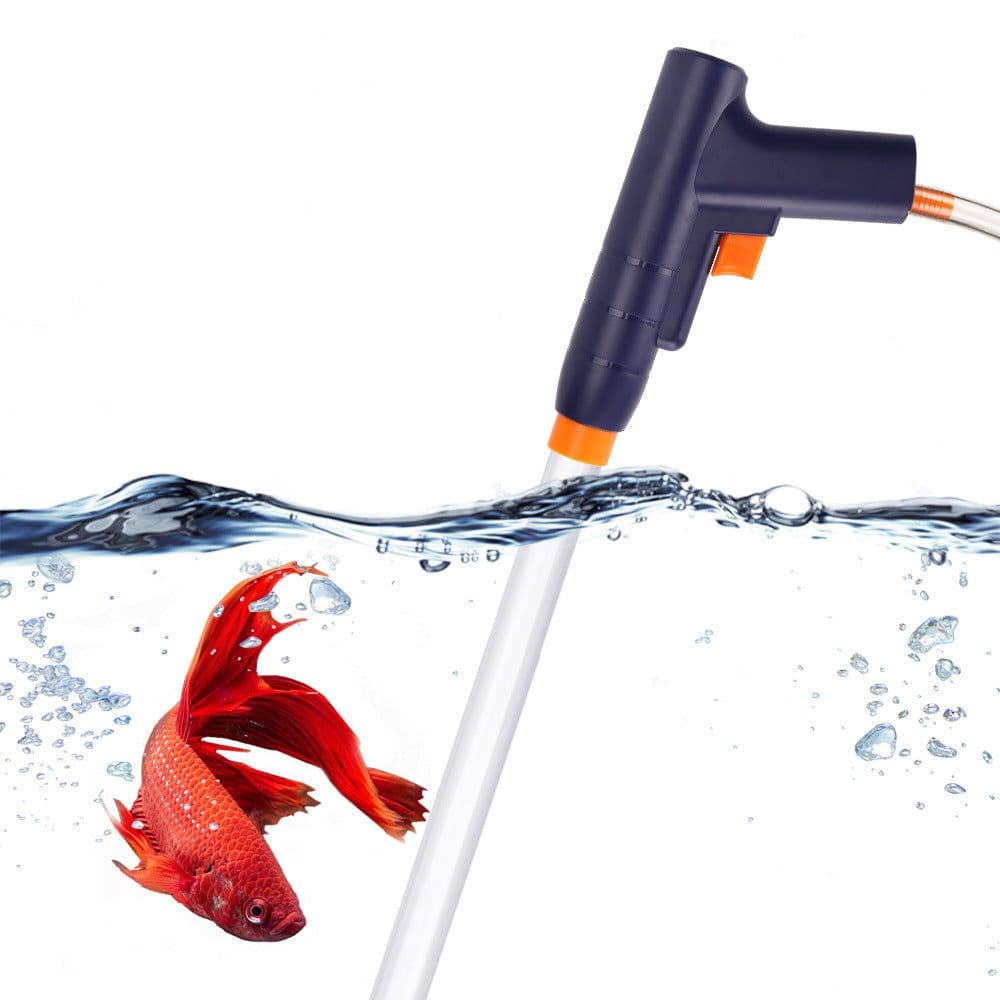 image-Fish Tank Water Changer Water Change Pipe Pumping Water Washing Sand Toilet
