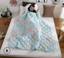 image-Winter Lazy Quilt with Sleeves