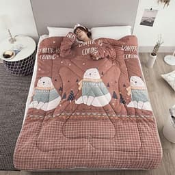 image-Winter Lazy Quilt with Sleeves