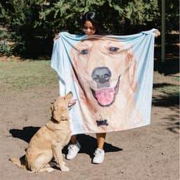 image-Custom Desig Flannel Blanket Knee Warm Blanket