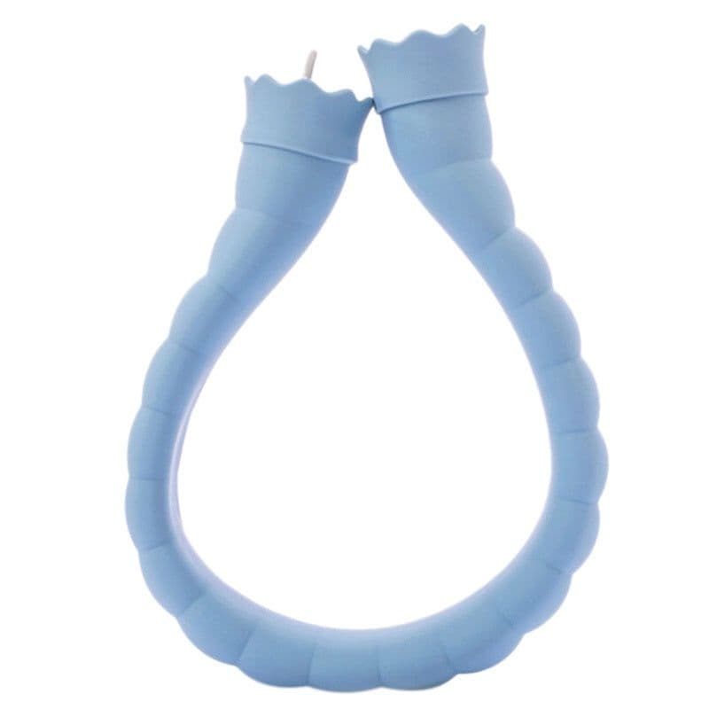 image-U-Shape Hot Water Bag Silicone Bottle Neck Hand Warmer Heater with Knitted Cover Water Storage Bags Keep Warm