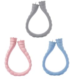 image-U-Shape Hot Water Bag Silicone Bottle Neck Hand Warmer Heater with Knitted Cover Water Storage Bags Keep Warm