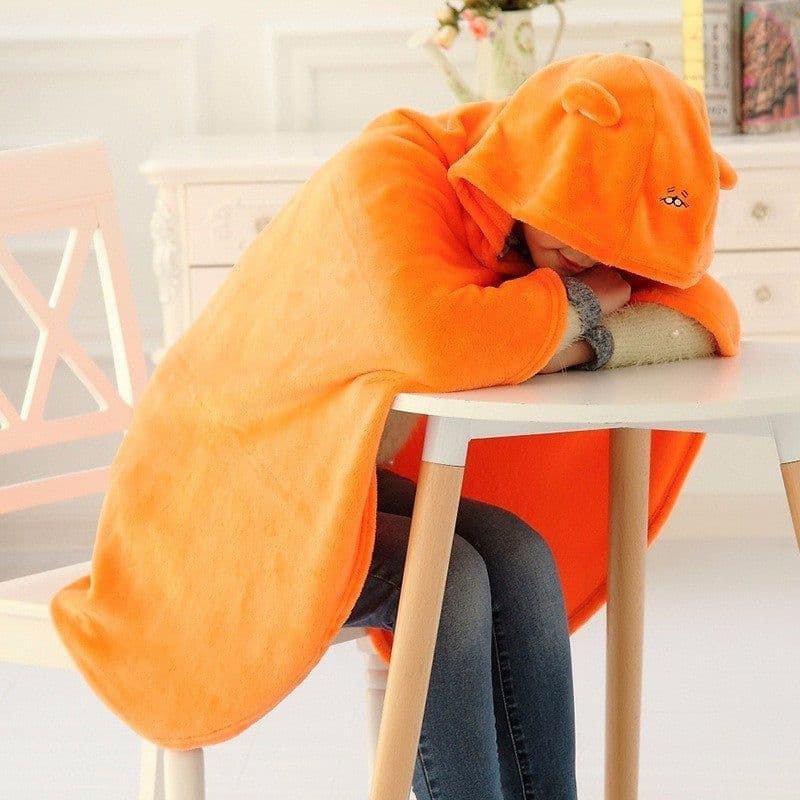 image-Umaru Chan Cloak Anime Umaru Chan Doma Umaru Cosplay Costume Flannels Cloaks Blanket Soft Hoodies
