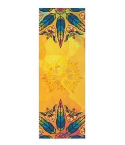 image-Beautiful Pattern Print New Yoga Towel Sweat Anti-skid Portable Gym Blanket Exercise Yoga Mat Towel Pilates Towel Yoga Mat Cover