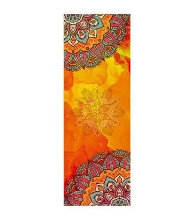 image-Beautiful Pattern Print New Yoga Towel Sweat Anti-skid Portable Gym Blanket Exercise Yoga Mat Towel Pilates Towel Yoga Mat Cover