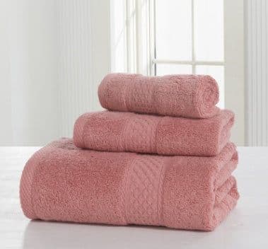 image-Cotton soft double-sided thickening towel skin-friendly bath towel beauty salon bathrobe bath towel set