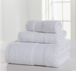 image-Cotton soft double-sided thickening towel skin-friendly bath towel beauty salon bathrobe bath towel set