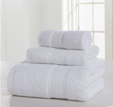 image-Cotton soft double-sided thickening towel skin-friendly bath towel beauty salon bathrobe bath towel set
