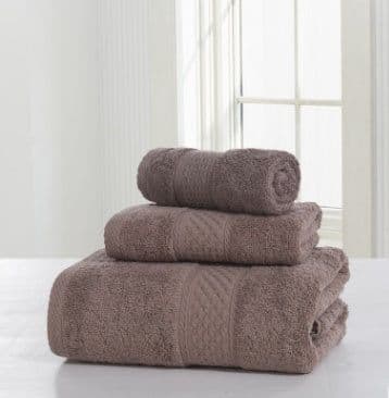 image-Cotton soft double-sided thickening towel skin-friendly bath towel beauty salon bathrobe bath towel set