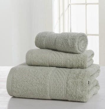 image-Cotton soft double-sided thickening towel skin-friendly bath towel beauty salon bathrobe bath towel set