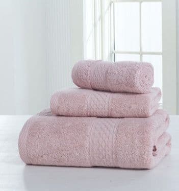 image-Cotton soft double-sided thickening towel skin-friendly bath towel beauty salon bathrobe bath towel set