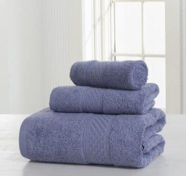 image-Cotton soft double-sided thickening towel skin-friendly bath towel beauty salon bathrobe bath towel set