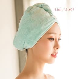 image-Women's Hair Dryer Cap, Absorbent Dry Hair Towel