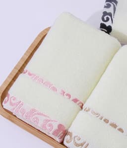 image-High quality pure cotton crepe-free jacquard Xiangyun thickening face towel