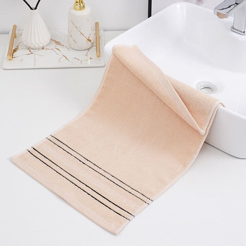 image-Gaoyang Factory Wholesale Pure Cotton 32 Strand Double Silk Absorbent Towel Gift Custom Daily Necessities Towel Promotion