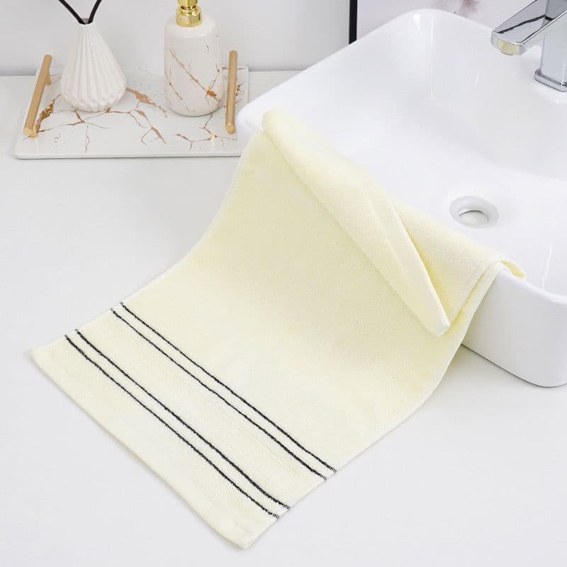 image-Gaoyang Factory Wholesale Pure Cotton 32 Strand Double Silk Absorbent Towel Gift Custom Daily Necessities Towel Promotion