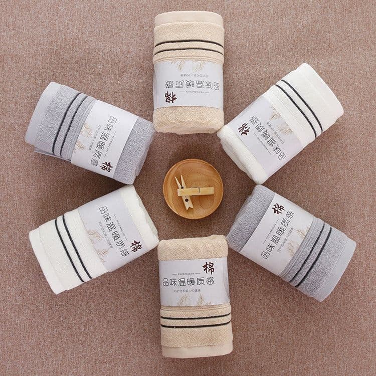 image-Gaoyang Factory Wholesale Pure Cotton 32 Strand Double Silk Absorbent Towel Gift Custom Daily Necessities Towel Promotion