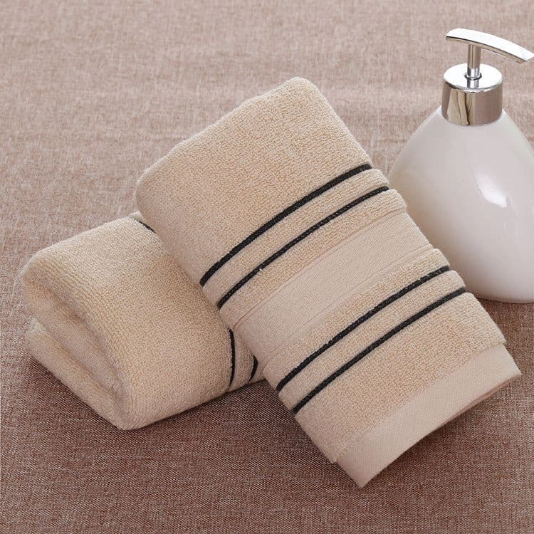 image-Gaoyang Factory Wholesale Pure Cotton 32 Strand Double Silk Absorbent Towel Gift Custom Daily Necessities Towel Promotion