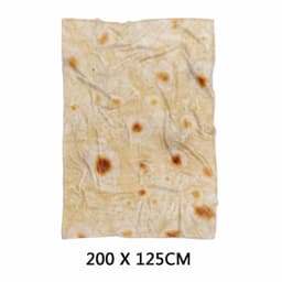 image-Super Soft Warm Flannel Burrito Blankets 280Gsm Round Shape Airplane Travel Throw Coral Fleece Tortilla Nap Wrap Blankets