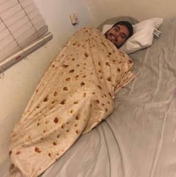 image-Super Soft Warm Flannel Burrito Blankets 280Gsm Round Shape Airplane Travel Throw Coral Fleece Tortilla Nap Wrap Blankets