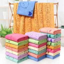 image-Bath towel beach towel cartoon print