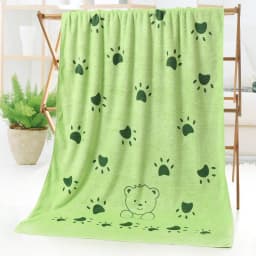 image-Bath towel beach towel cartoon print