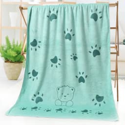 image-Bath towel beach towel cartoon print