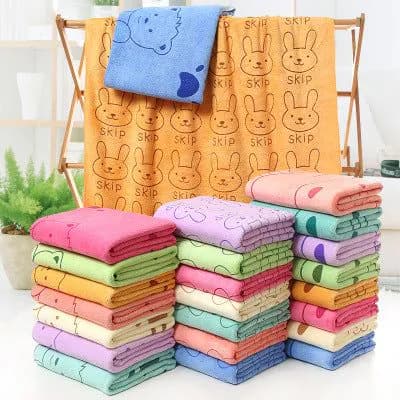 image-Bath towel beach towel cartoon print