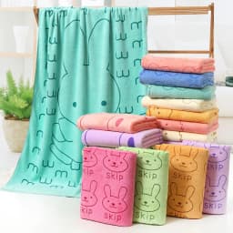 image-Bath towel beach towel cartoon print
