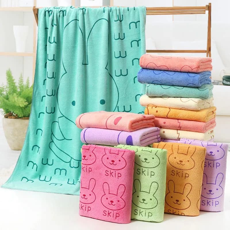 image-Bath towel beach towel cartoon print