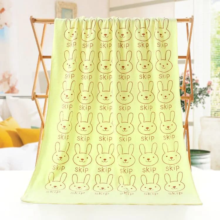 image-Bath towel beach towel cartoon print