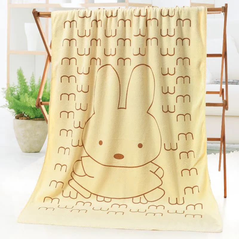 image-Bath towel beach towel cartoon print