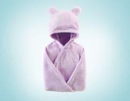 image-Cotton baby care hooded bath towel