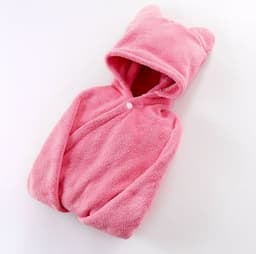 image-Cotton baby care hooded bath towel