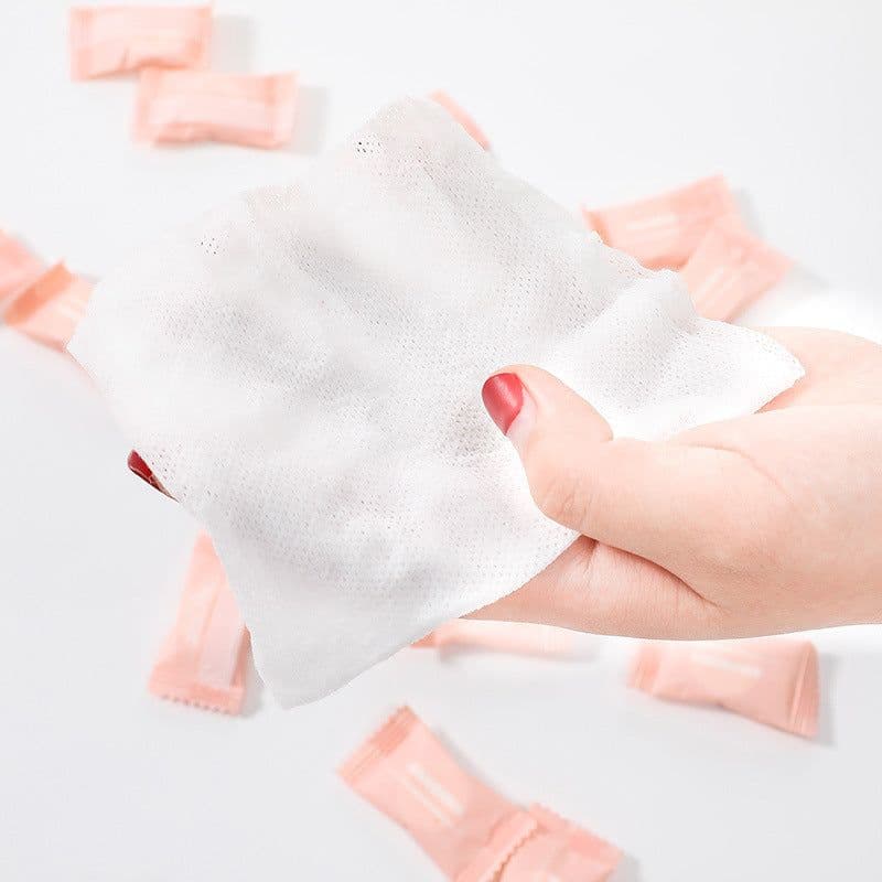 image-Portable facial cleansing tube facial cleansing towel