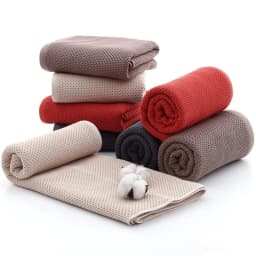 image-100% cotton honeycomb face towel