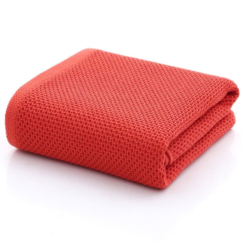 image-100% cotton honeycomb face towel