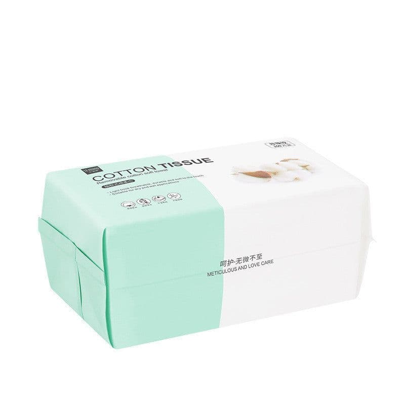 image-Se Nana disposable facial cleansing towel 100 pumping removable makeup remover cleansing wet and dry clean and breathable cotton pad