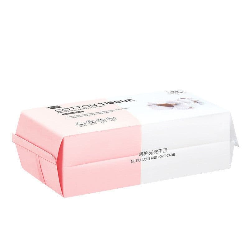 image-Se Nana disposable facial cleansing towel 100 pumping removable makeup remover cleansing wet and dry clean and breathable cotton pad