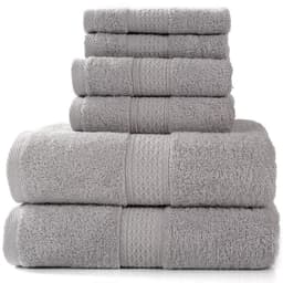 image-Cotton absorbent towel set of 3 pieces and 6 pieces